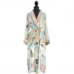 Two's Company New Arrivals Aqua Heron Robe