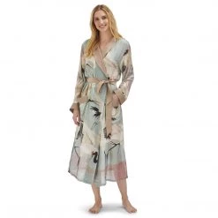 Two's Company New Arrivals Aqua Heron Robe