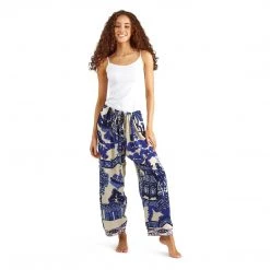 Two's Company Blue & White Chinoiserie Drawstring Pant New Arrivals