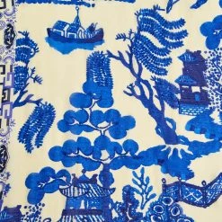 Two's Company Blue & White Chinoiserie Duster Robe New Arrivals