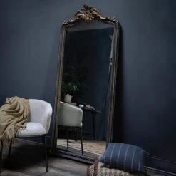 Creativeco-op New Arrivals French Regency Leaning Mirror In Antique Finish