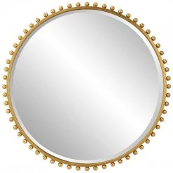 Uttermost Round Gold Bauble Mirror New Arrivals