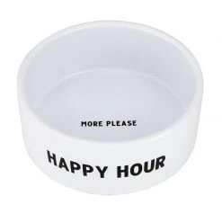 Santa Barbara Design Studio By Creative Brands Happy Hour Ceramic Pet Food Bowl New Arrivals