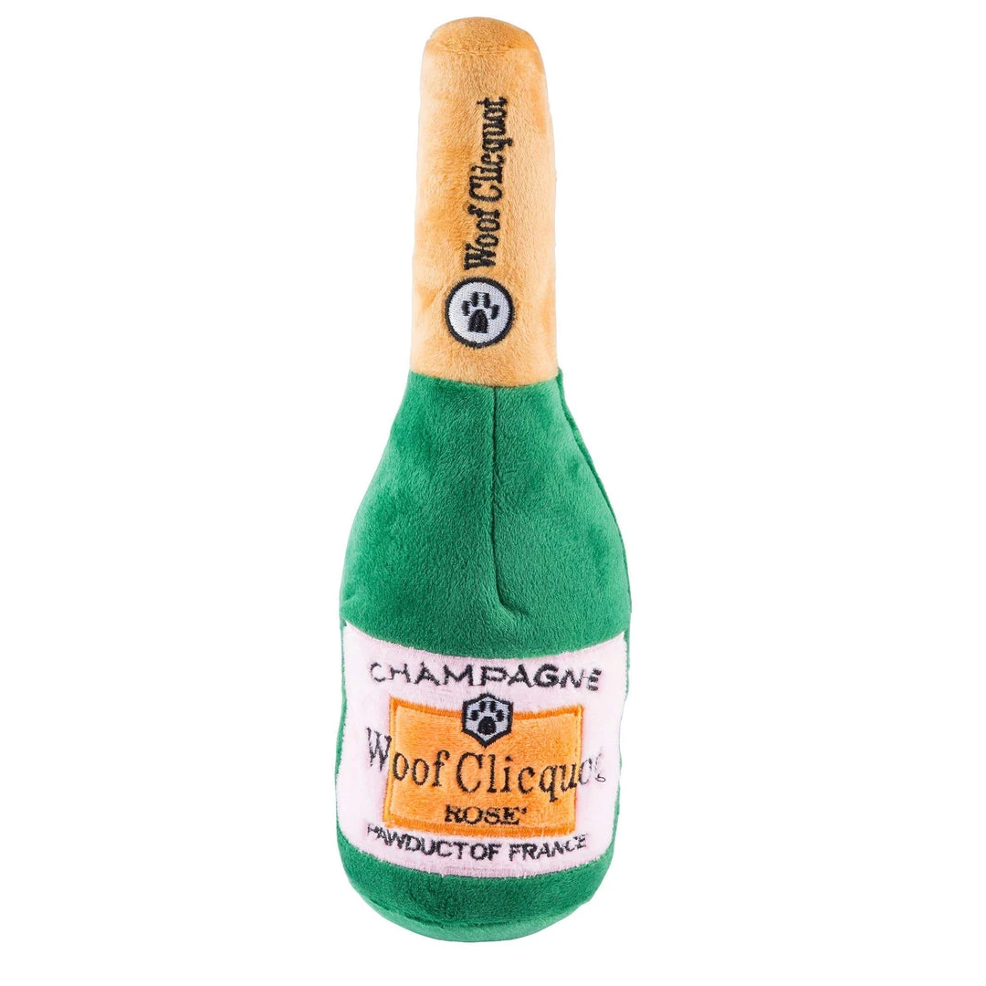 Haute Diggity Dog Pet Woof Clicquot Rose' Champagne Bottle - Tough Chewer 3 Haute Diggity Dog Pet Woof Clicquot Rose' Champagne Bottle - Tough Chewer