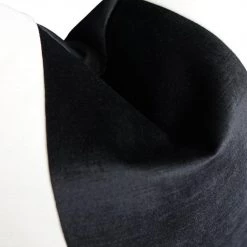 The Nue Look | At Home Pillows & Throws Black Stripe Velvet Pillow Cover