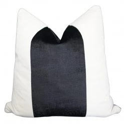 The Nue Look | At Home Pillows & Throws Black Stripe Velvet Pillow Cover