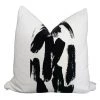 The Nue Look | At Home Stripe Domino Square Pillow Cover Pillows & Throws