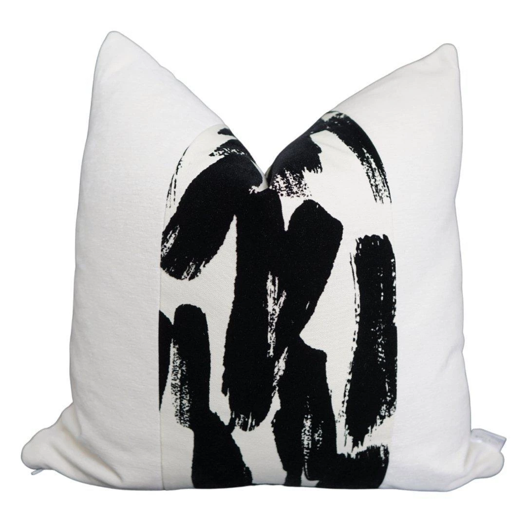 The Nue Look | At Home Stripe Domino Square Pillow Cover Pillows & Throws 3 The Nue Look | At Home Stripe Domino Square Pillow Cover Pillows & Throws
