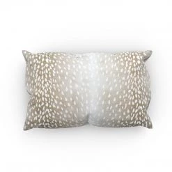 The Nue Look | At Home Tan Fawn Lumbar Pillow Cover