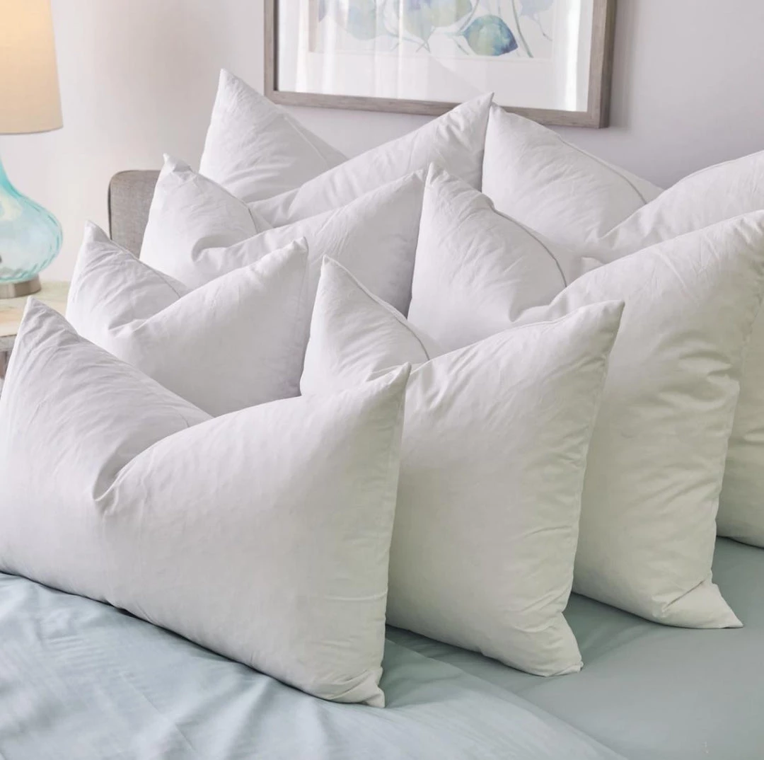 Down Decor Down Feather Pillow Inserts (All Sizes) 5 Down Decor Down Feather Pillow Inserts (All Sizes)