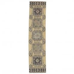 Rugser Danica - Beige & Navy Oushak Runner