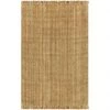 Surya Rugs Fringe Edge Natural Jute Rug