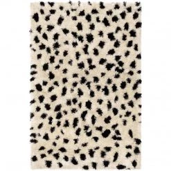 Surya Gibraltar Hand Tufted Rug In Cream & Black