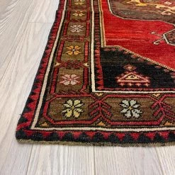 Rugser New Arrivals The "1961" Red & Black Turkish Runner