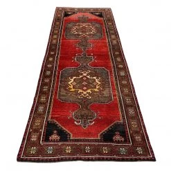 Rugser New Arrivals The "1961" Red & Black Turkish Runner