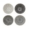 Bloomingville New Arrivals Black & White Pattern Stoneware Bowl