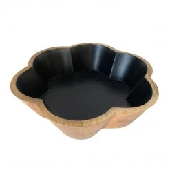 Made Market Co. Flower Mango Wood Bowl