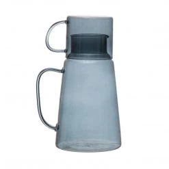 Bloomingville Glass Carafe With Mug New Arrivals