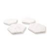 8 Oak Lane 4 Pc Marble Coaster Set