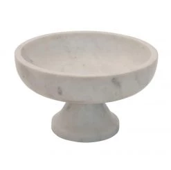 Bloomingville 8" Marble Pedestal Bowl