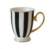 Bombay Duck Black & White Stripy Mug New Arrivals 2 Bombay Duck Black & White Stripy Mug New Arrivals