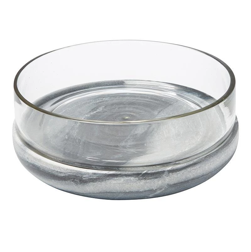 Santa Barbara Design Studio By Creative Brands Grey Marble & Glass Bowl Chiller Kitchen & Bath 5 Santa Barbara Design Studio By Creative Brands Grey Marble & Glass Bowl Chiller Kitchen & Bath