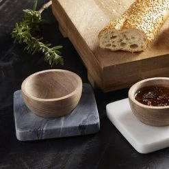 Santa Barbara Design Studio By Creative Brands Grey Marble And Wood Mini Bowl