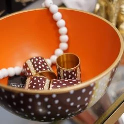 Jaye's Studio Hand Painted Antelope Bowl Small