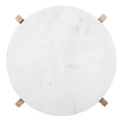 Santa Barbara Design Studio By Creative Brands Large Marble Tray With Mango Wood Stand In Natural