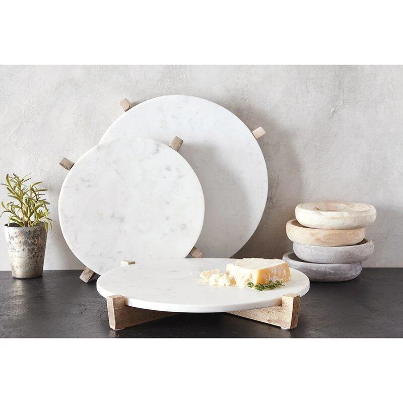 Santa Barbara Design Studio By Creative Brands Large Marble Tray With Mango Wood Stand In Natural 5 Santa Barbara Design Studio By Creative Brands Large Marble Tray With Mango Wood Stand In Natural