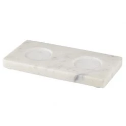 Santa Barbara Design Studio By Creative Brands Kitchen & Bath Marble And Wood Mini Bowl Set