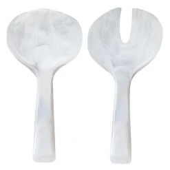 Santa Barbara Design Studio By Creative Brands New Arrivals Marbleized Salad Server Set