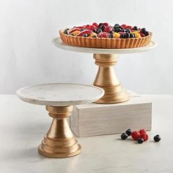 Santa Barbara Design Studio By Creative Brands Kitchen & Bath Small Marble Cake Stand