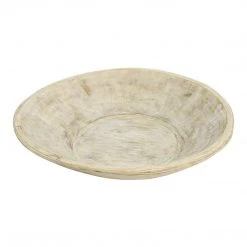 Made Market Co. White Wash Found Dough Bowl Large