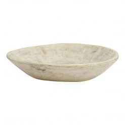 Made Market Co. White Wash Found Dough Bowl Large