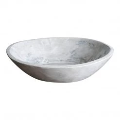 Made Market Co. Kitchen & Bath White Wash Found Dough Bowl Medium
