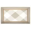 Jaye's Studio Home Decor Buffalo Plaid Taupe Guest Towel Tray