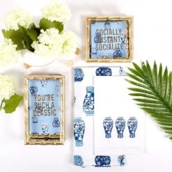 8 Oak Lane Ginger Jars Paper Guest Towels