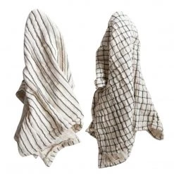 Creativeco-op Natural Cotton Tea Towels Set Of 2