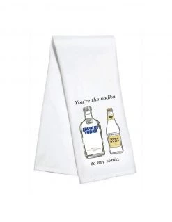 Toss Designs Vodka To My Tonic Kitchen Towel