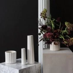 Accent Decor Monticello Ridged Vase