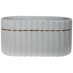 Homart Skylar Cement Oval Vase