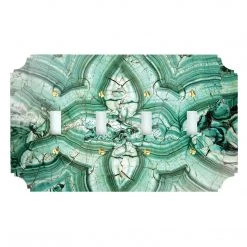 Reprotique Art Acrylic Malachite Switch Plate New Arrivals