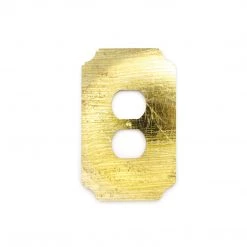 Reprotique Art Gold Gilded Acrylic Outlet Cover
