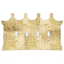 Reprotique Art New Arrivals Gold Leaf Gilded Acrylic Pagota Switch Plate