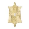 Reprotique Art New Arrivals Gold Leaf Gilded Acrylic Pagota Switch Plate