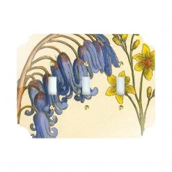 Reprotique Art New Arrivals Hollar Botanical Acrylic Switch Plate